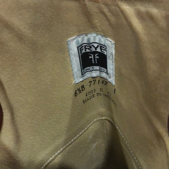 Frye Melissa Brown Boots sz 6.5 - Picture 2 of 3